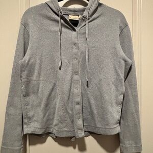L.L. Bean Light Gray Cotton Jacket
